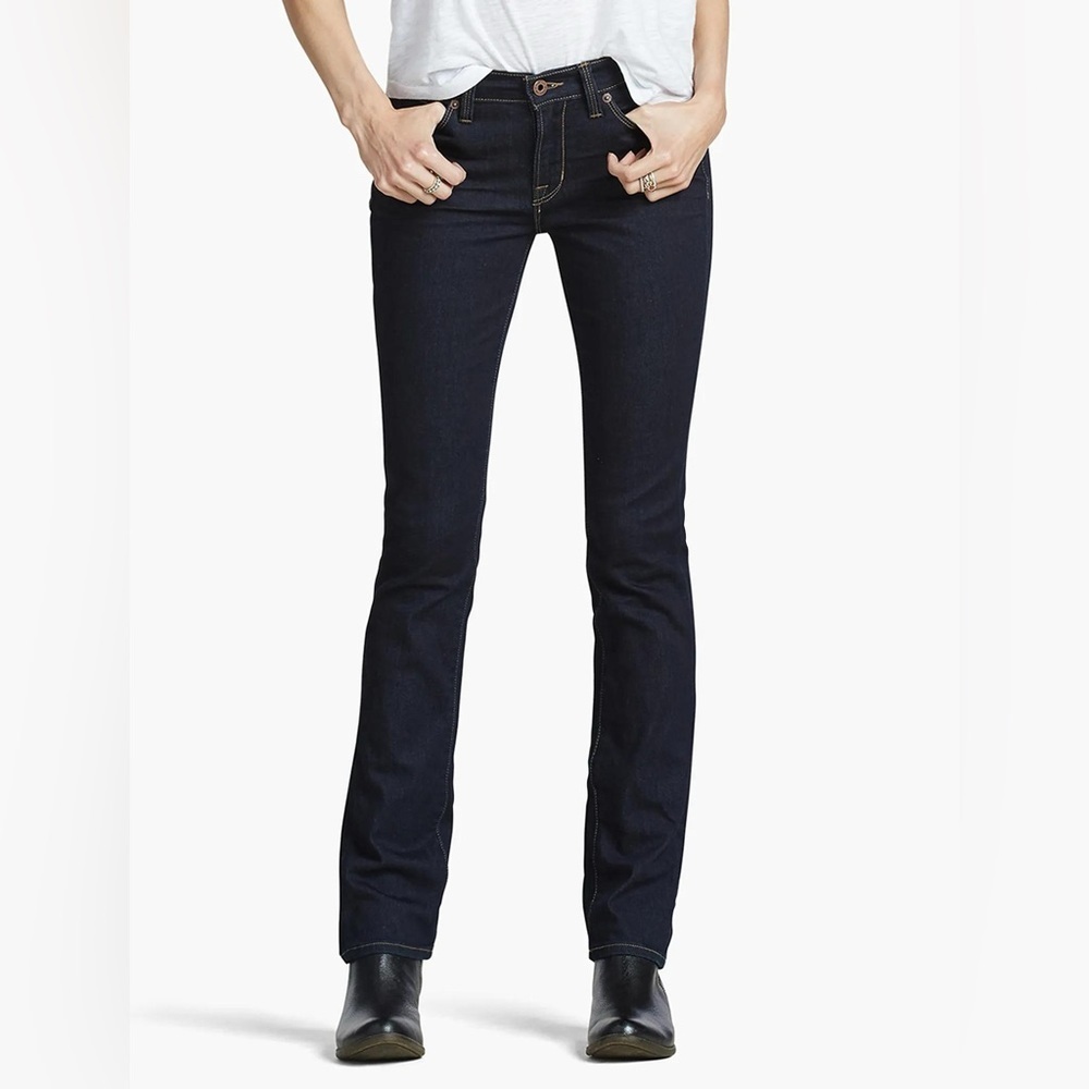 Lucky brand Brooke straight leg Jean dark wash size 0 regular